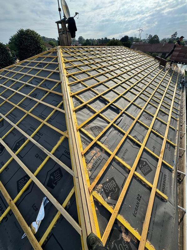 chantier de charpente couvreur Matray L Fils Meyzieu