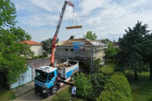 Matray L Fils couvreur Meyzieu prise de vue chantier avec drone